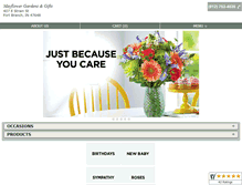 Tablet Screenshot of mayflowergardens.com